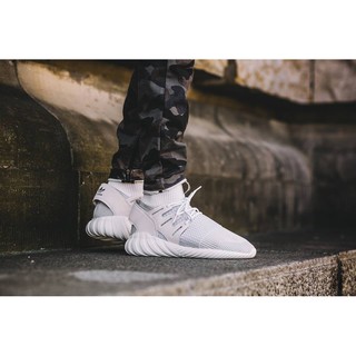 日本全新正品Adidas Tubular Doom Pri PK S80509 灰白 編織套襪 繃帶忍者