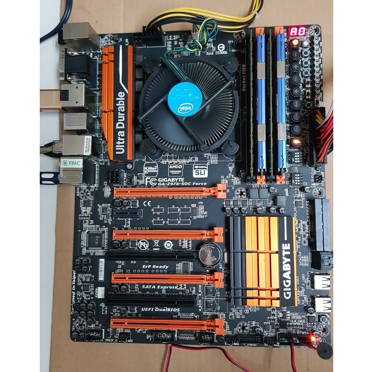 GIGABYTE 技嘉 Z97X-SOC Force 主機板 1150腳位 2手良品 附擋板 Z97 H97