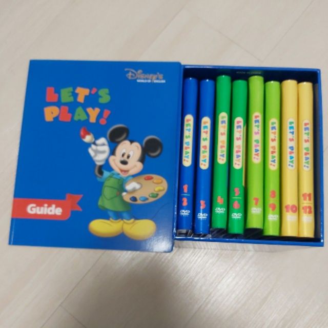 Dwe Disney World Of English Let S Play 8dvd 1導讀 蝦皮購物