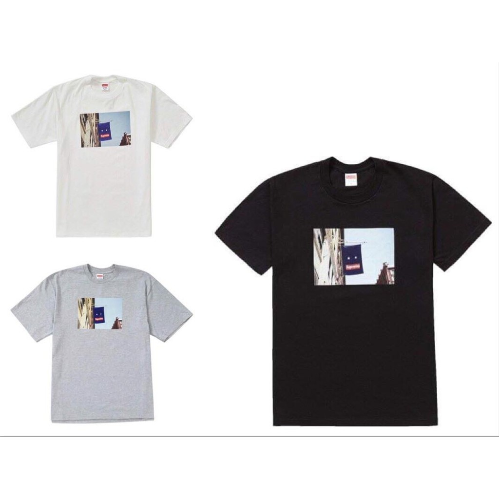 supreme banner tee