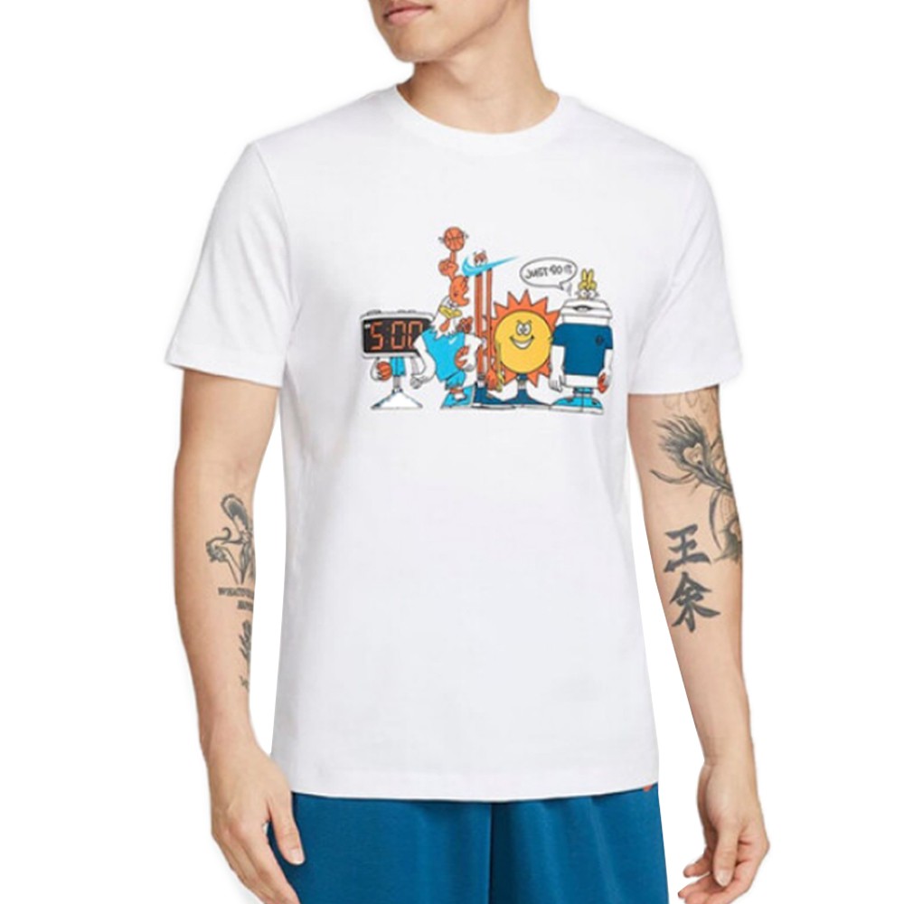 NIKE 男 AS M NK 5AM ART SS TEE 流行 休閒圓領T(短)-DN3004-100 廠商直送