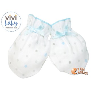 ViVibaby 星空超柔紗布手套(一雙入)觸感輕柔舒適 避免寶寶抓傷 保護寶寶嬌嫩雙手 HORACE