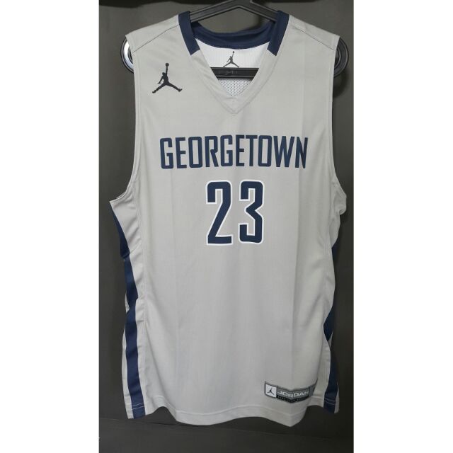 喬丹牌 NCAA 喬治城大學球衣 L 染印 iverson