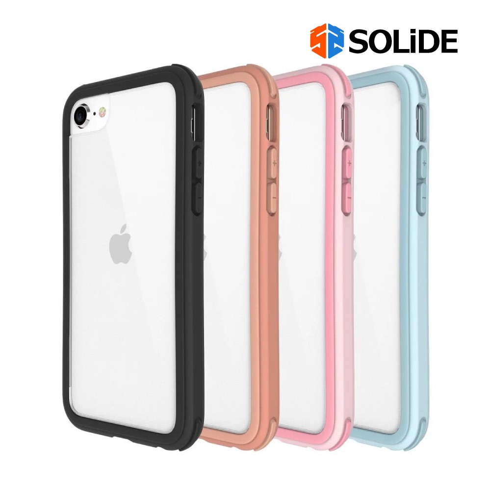 【Solide 索力得】iPhone SE 3 / 2 4.7 軍規耐震防摔殼 (維納斯/經典)｜手機保護殼 防摔保護殼