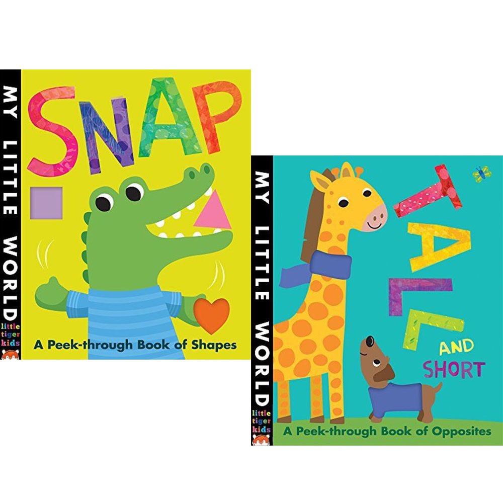 Snap A Peek-Through Book Of Shapes 啪!尋找形狀硬頁書