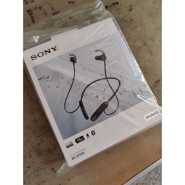 [售全新] Sony無線藍芽入耳式運動耳機 WI-SP510(黑)
