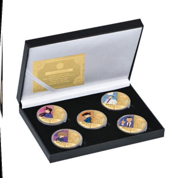 奧運會 紀念品 周邊 日本2021東京奧運會紀念品紀念幣周邊名偵探柯南怪盜基德珍藏鍍金 熱銷