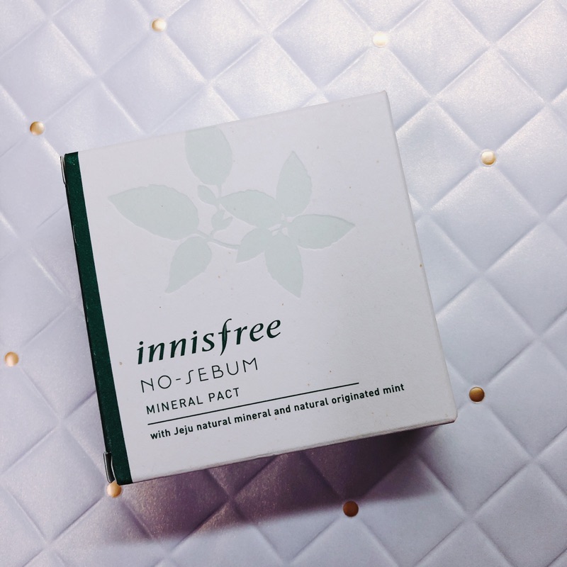全新現貨 韓國購入 innisfree 悦詩風吟 綠色/綠盒 控油蜜粉餅 5g