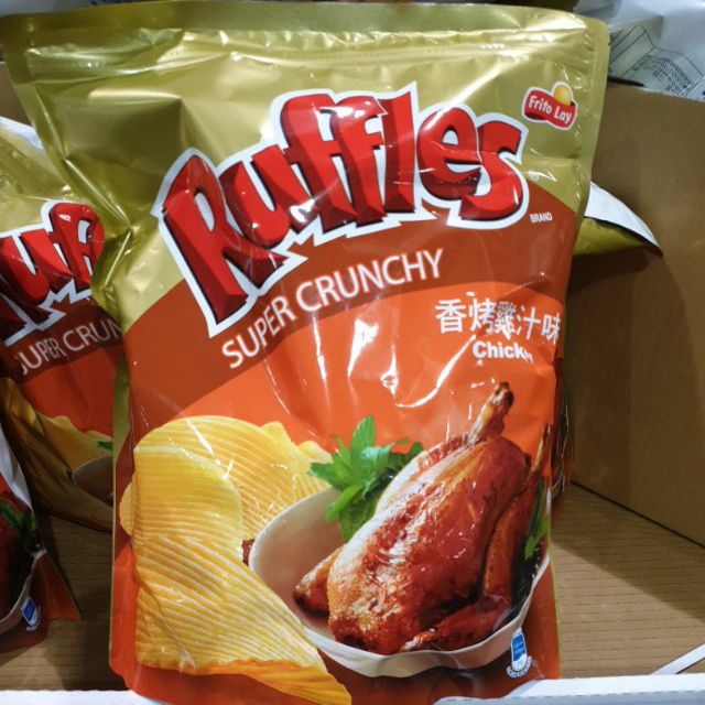 🍀好市多代購🍀Ruffles 雞汁口味 厚切洋芋片 580g chicken soup chip