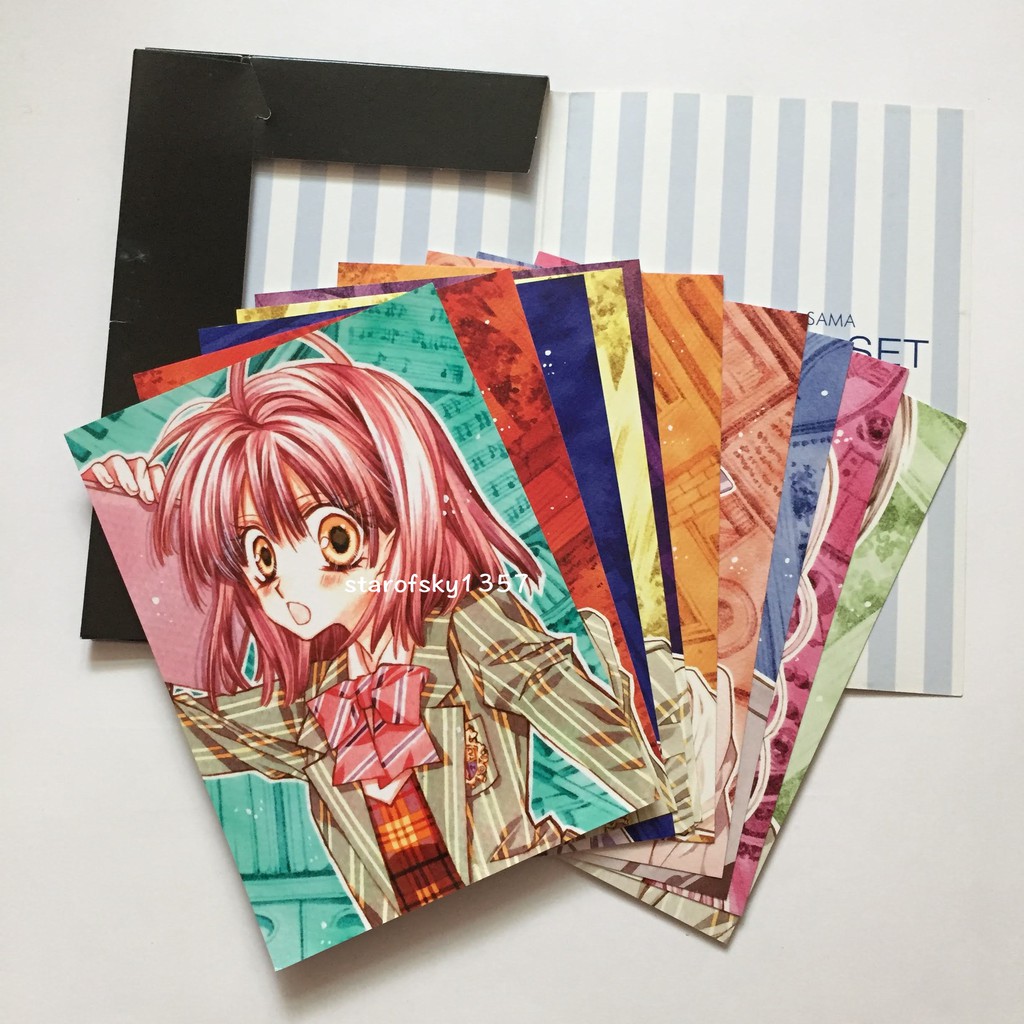 種村有菜目黑帝國歌之王子殿下明信片整套9 1枚春歌日本少女漫畫特藏版周邊 蝦皮購物