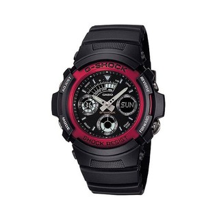 CASIO 卡西歐 G-SHOCK 自動LED照明、指針+數字雙顯功能 (AW-591-4A) AW-590-4A