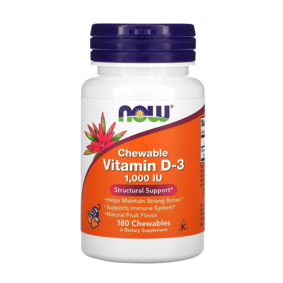 現貨全新 now vitamin d-3 1000 IU  180錠 維他命D3