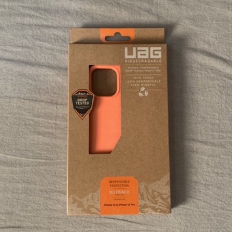 (全新）UAG iPhone 12/12 Pro (適用6.1吋) 橘色 耐衝擊簡約保護殼 (美國軍規 防摔殼 手機殼)