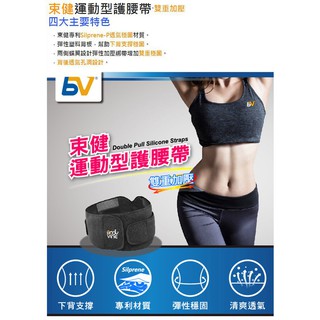 束健 運動型護腰帶(1入) BodyVine巴迪蔓, 161001-3