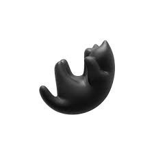 【北歐生活】可愛黑貓造型 磁鐵掛勾（翻身）