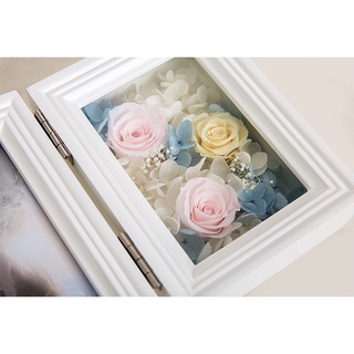 永生花 厚款實木立體相框 Preserved Flower Frame 台灣現貨 花藝師御用 永生花 DIY 7、8吋