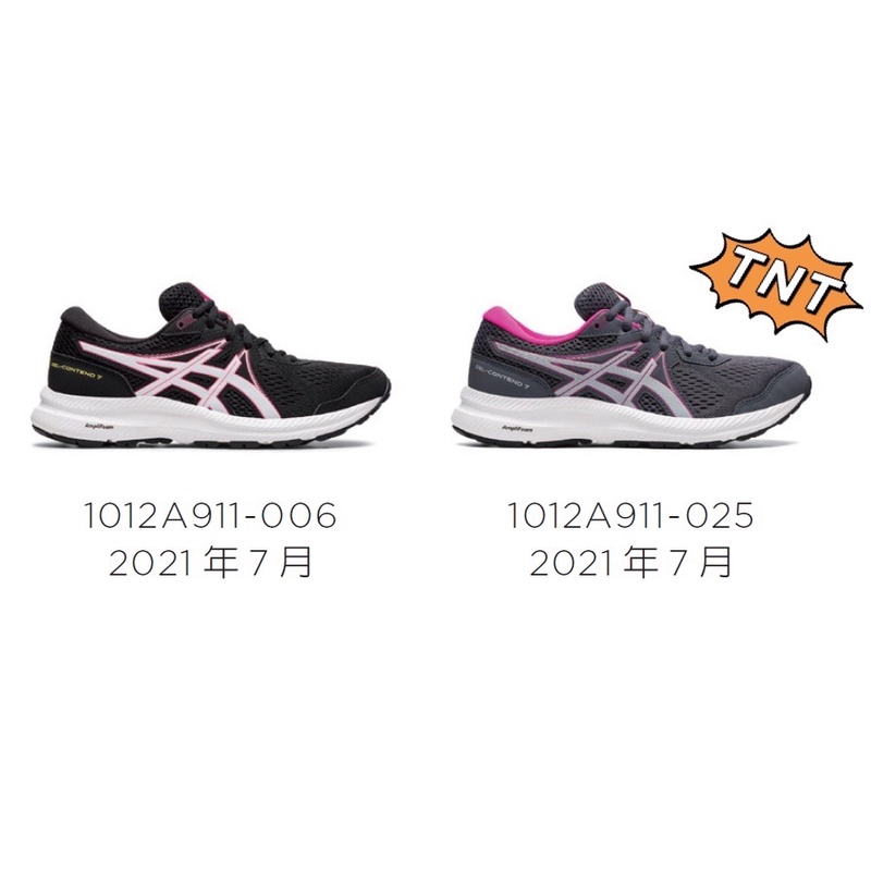 《TNT》ASICS GEL-CONTEND 7 女 輕量 耐磨 透氣 入門款 慢跑鞋 1012A911-006