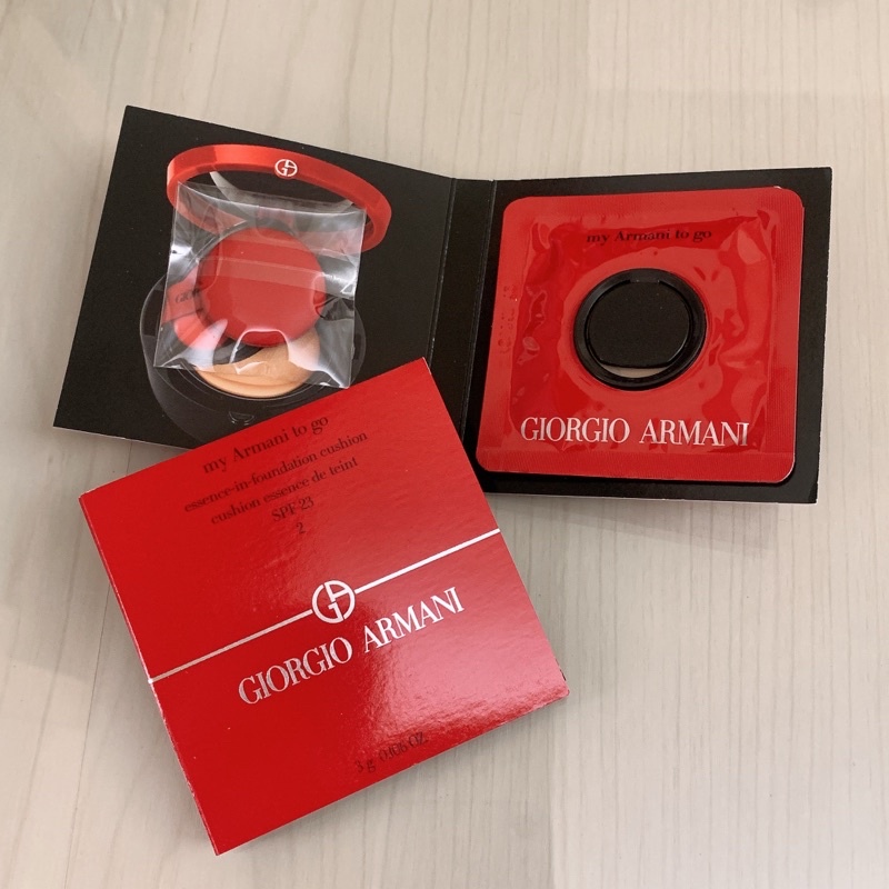 Giorgio Armani 完美絲絨持久氣墊粉餅 3g 試用品