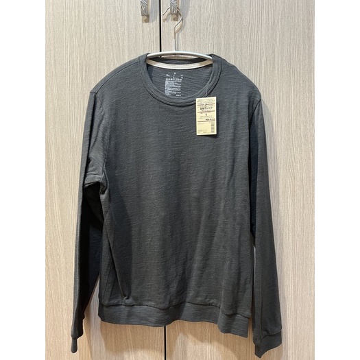 MUJI 無印良品 長袖圓領T S號,東京帶回
