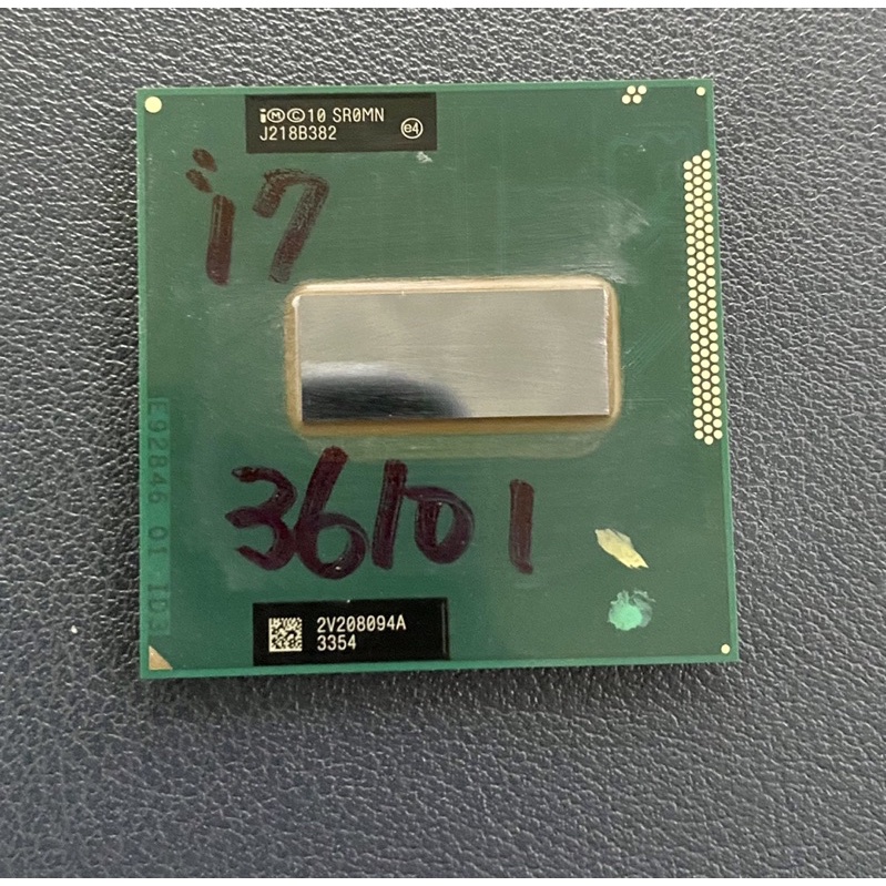 intel處理器CPU正式版I7-3610QM SR0MN 2.3GH筆電SOCKET G2 HM76 HM77晶片適用