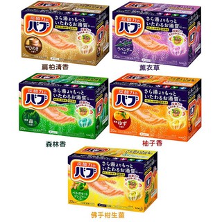 【JPGO】超取最多4盒~日本製 Kao 花王 香氛舒活碳酸入浴劑 泡澡.泡湯 20錠