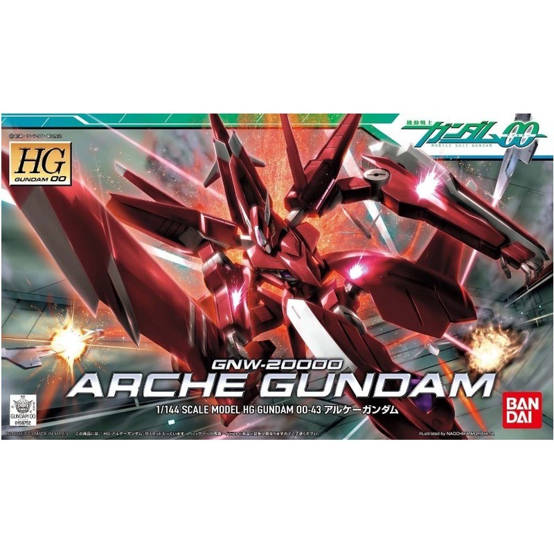 神通模型 鋼彈 BANDAI 1/144 HG 00#43 權天使鋼彈 GNW-20000 ARCHE GUNDAM