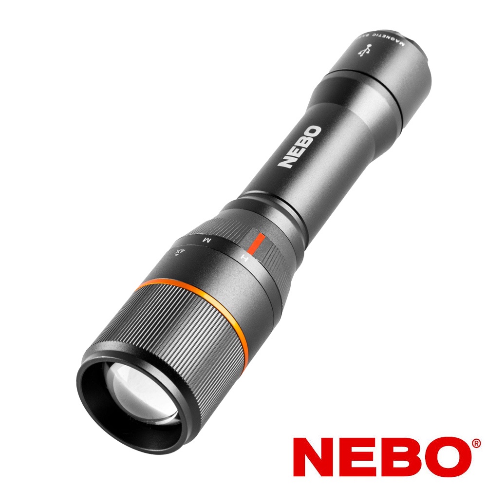 【NEBO】達文西 切換型手電筒-USB充電 1500流明 IP67 NEB-FLT-0019-G