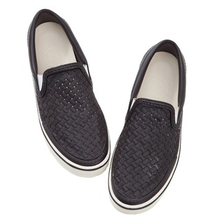 美國加州 PONIC&Co. DEAN 防水輕量透氣懶人鞋 雨鞋 黑色 男女 防水鞋 編織平底休閒鞋 樂福鞋 環保膠鞋