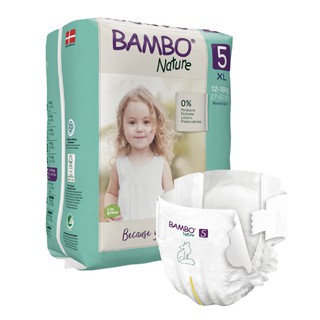 BAMBO 伴寶樂 嬰兒紙尿褲-自然風 5號 12-18kg (22片/6包/箱)【杏一】