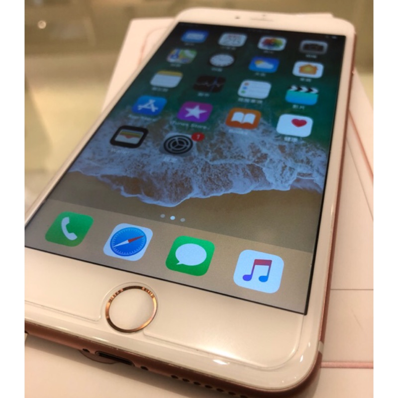 9.5新iphone6s plus 64g 玫瑰金 盒序ㄧ樣 無維修無整新 盒裝配件在 功能正常 =10990