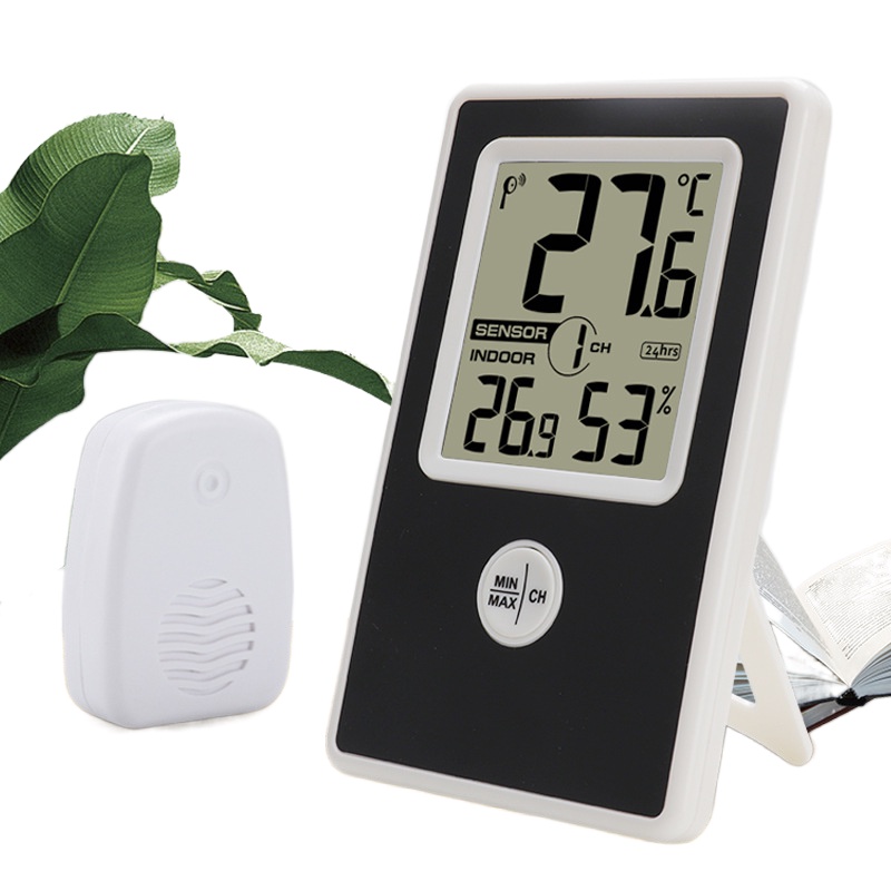 ✤☸無線電子溫度計簡約高精度大棚數顯溫濕度計家用室內外溫度測溫儀
