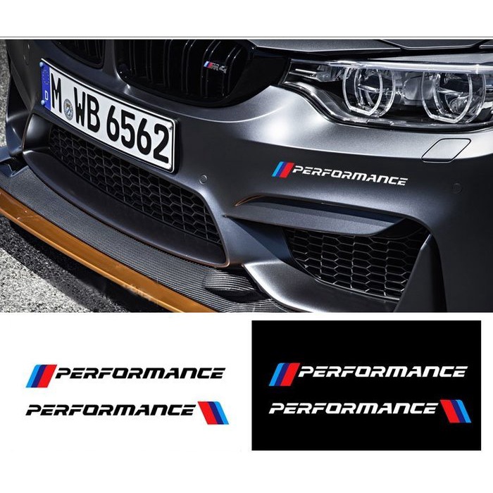 BMW M Performance 保險桿貼紙 貼紙 新款 &amp; 舊款 長度 : 20cm 兩個一對