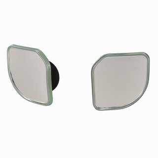 日本CARMATE 車外後視鏡黏貼座式可調角度超廣角安全行車輔助鏡(扇形) DZ499