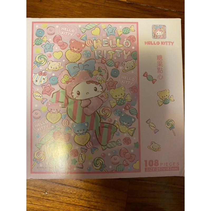 Hello Kitty拼圖108片全新