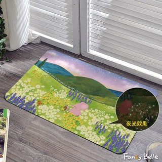 Fancy Belle 軟式珪藻土 吸水 抗菌 地墊 60x39cm 夜光系列 共三款 可水洗 可超取 格蕾寢飾