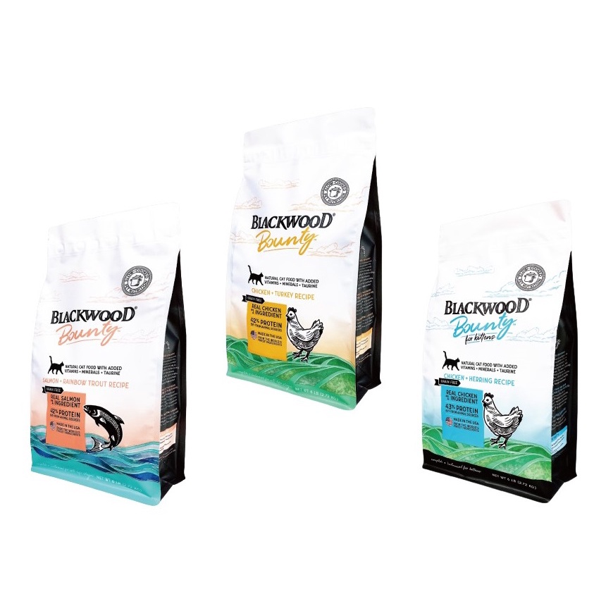 柏萊富 Blackwood 棒吉 Bounty系列 無穀全齡貓飼料 多肉品項 本能覺醒/海陸直送/漁人現撈