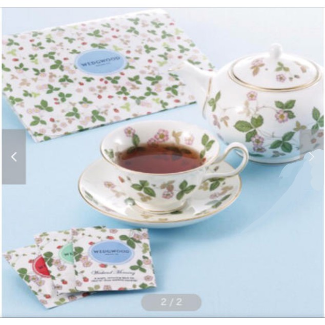 Ariel Wish日本帶回WEDGWOOD英式精品茶包組合草莓茶早餐茶野餐茶婚禮小物英式下午茶禮盒附收納夾18入款現貨