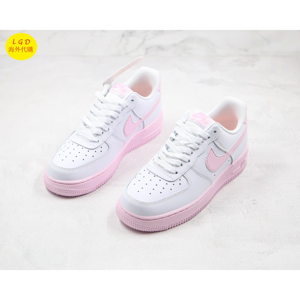 nike air force 1 pink white