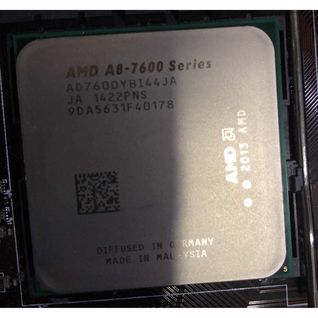 AMD A8-7600 3.1G 4M 四核 CPU FM2+ 處理器