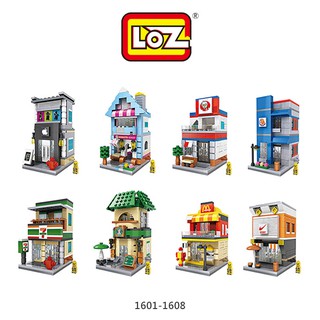 LOZ 迷你鑽石小積木 街景系列 便利商店 咖啡店 速食店 組合玩具 益智玩具 原廠正版
