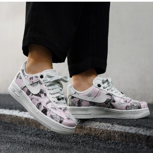 air force 1 low floral rose