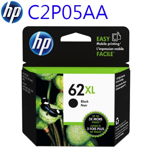 【史代新文具】惠普HP C2P05AA NO.62XL 黑色高容量 原廠墨水匣