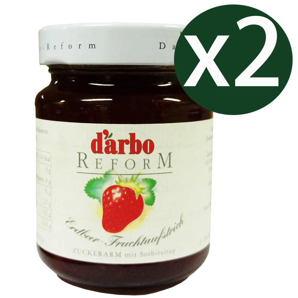 Darbo無糖草莓果醬2罐 (產品有效期限2019.09.21)