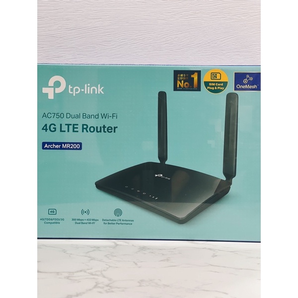 tp-link Archer MR200 AC750無線雙頻4G LTE網路家用wifi路由器 分享器