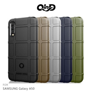 QinD SAMSUNG A50/A30s/A50s 戰術護盾保護套 保護殼 防摔 手機殼 鏡頭加高 軍工加厚 TPU