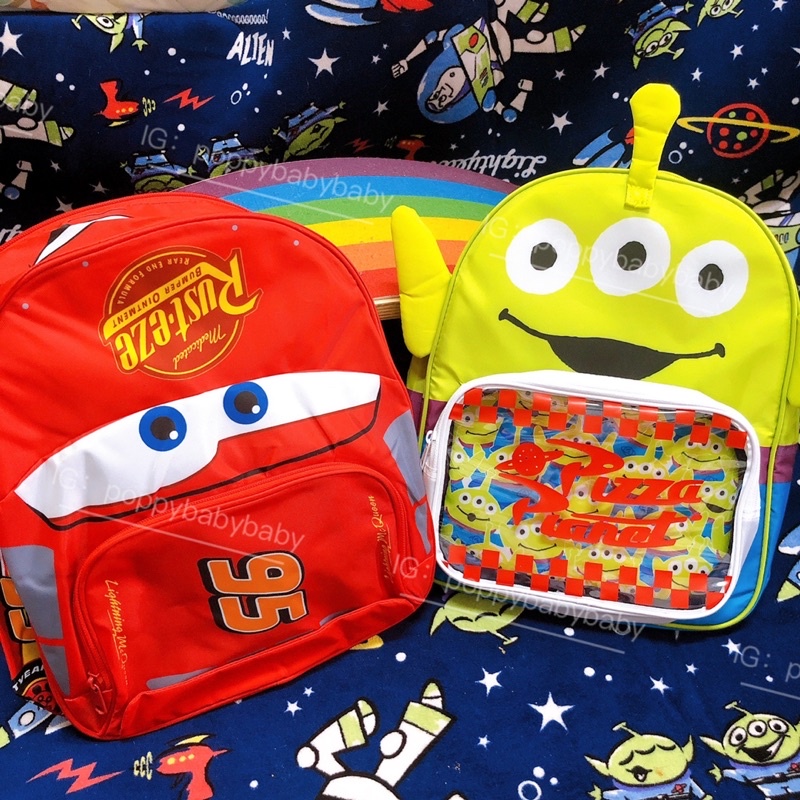 現貨 日本Babydoll 兒童 三眼怪 閃電麥坤背包 後背包 玩具總動員 兒童背包揹包書包