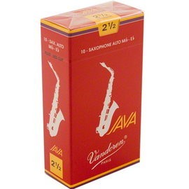 亞洲樂器 Vandoren JAVA Alto SAX 紅盒 高級手工竹片 中音薩克斯竹片 2.5號 10片裝