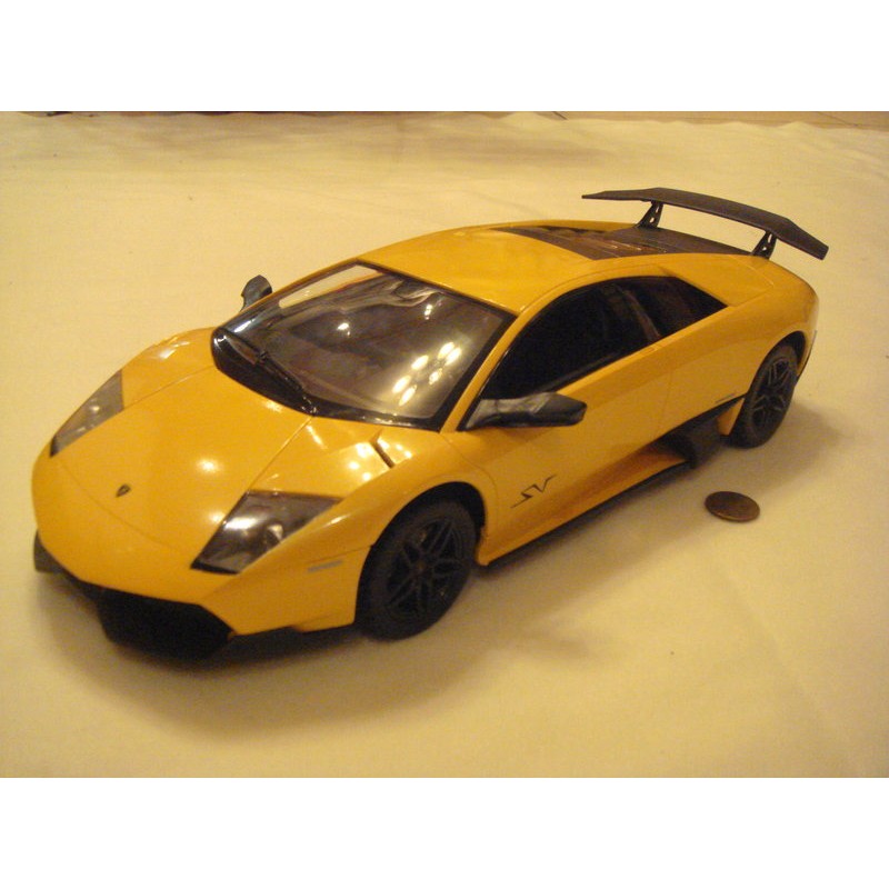 【KENTIM 玩具城】1:14全新黃色藍寶堅尼(Murcielago LP670-4)擬真烤漆授權RASTAR遙控車
