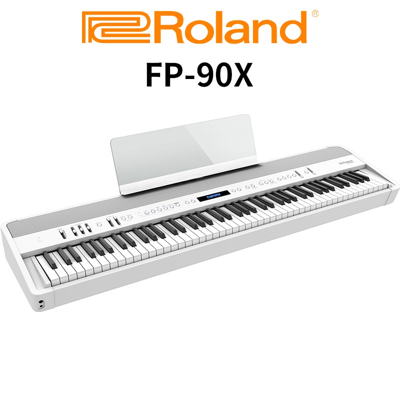 Roland FP-90X 電鋼琴 FP 90X 白色 88鍵 數位鋼琴【金聲樂器】