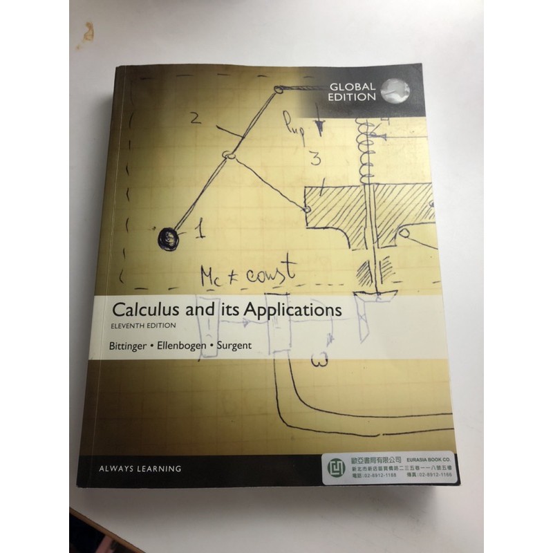 Calculus And Its Application ,Global Edition 11微積分